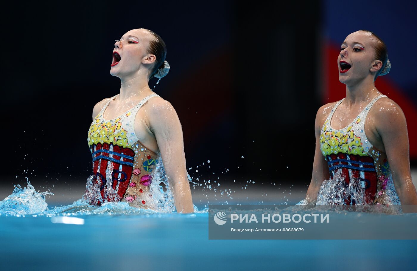 Синхронное плавание. Чемпионат России. Дуэт. Произвольная программа