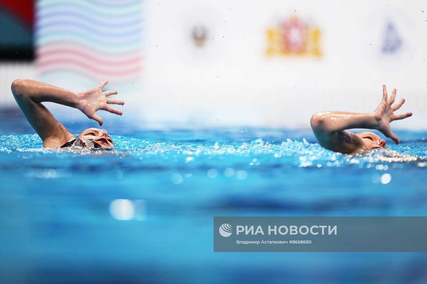 Синхронное плавание. Чемпионат России. Дуэт. Произвольная программа