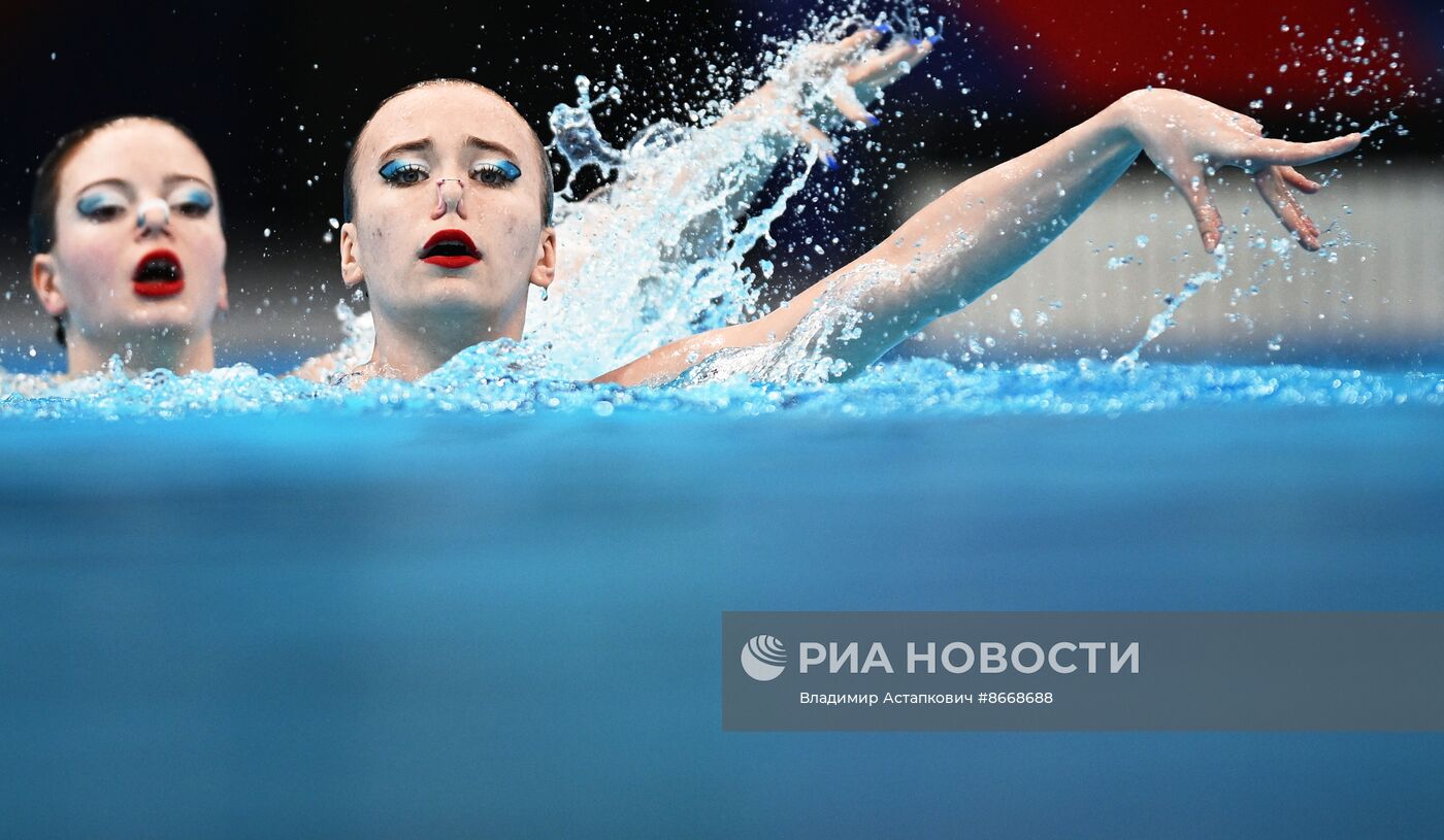 Синхронное плавание. Чемпионат России. Дуэт. Произвольная программа