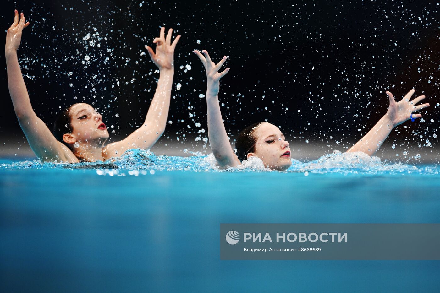 Синхронное плавание. Чемпионат России. Дуэт. Произвольная программа