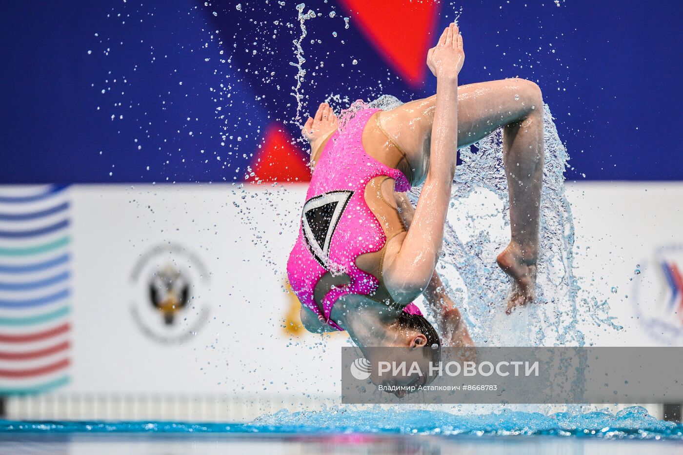 Синхронное плавание. Чемпионат России. Дуэт. Произвольная программа