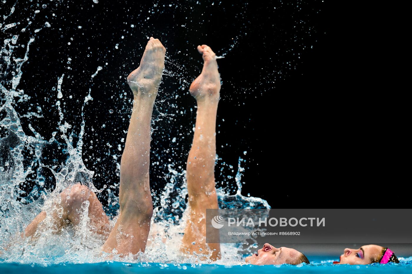 Синхронное плавание. Чемпионат России. Смешанные дуэты. Произвольная программа