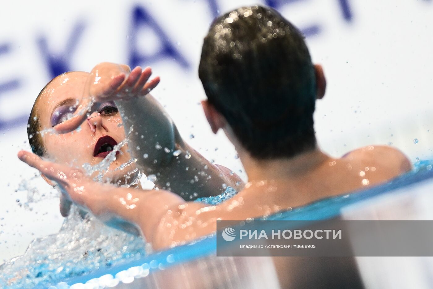 Синхронное плавание. Чемпионат России. Смешанные дуэты. Произвольная программа