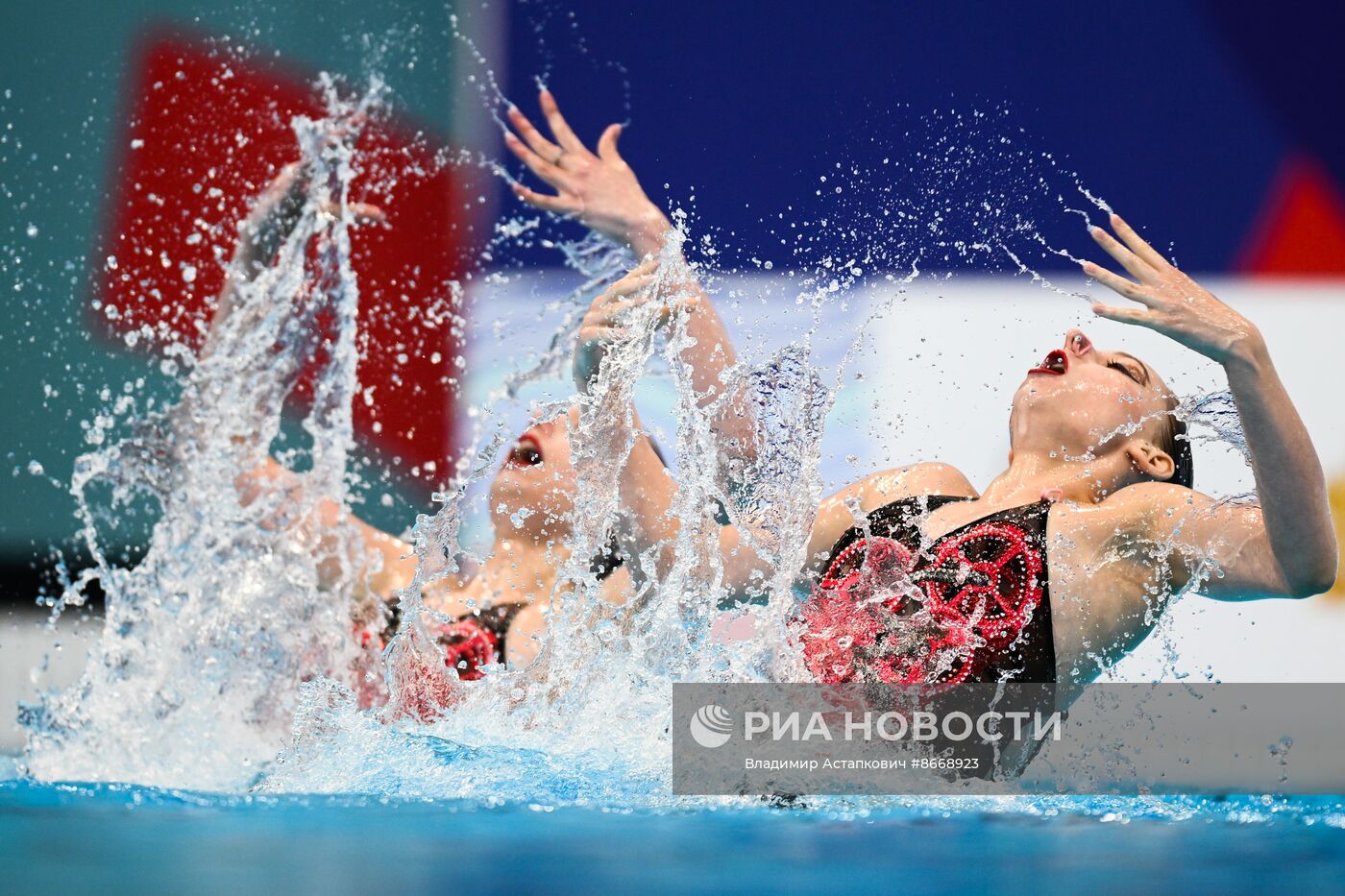 Синхронное плавание. Чемпионат России. Дуэт. Произвольная программа