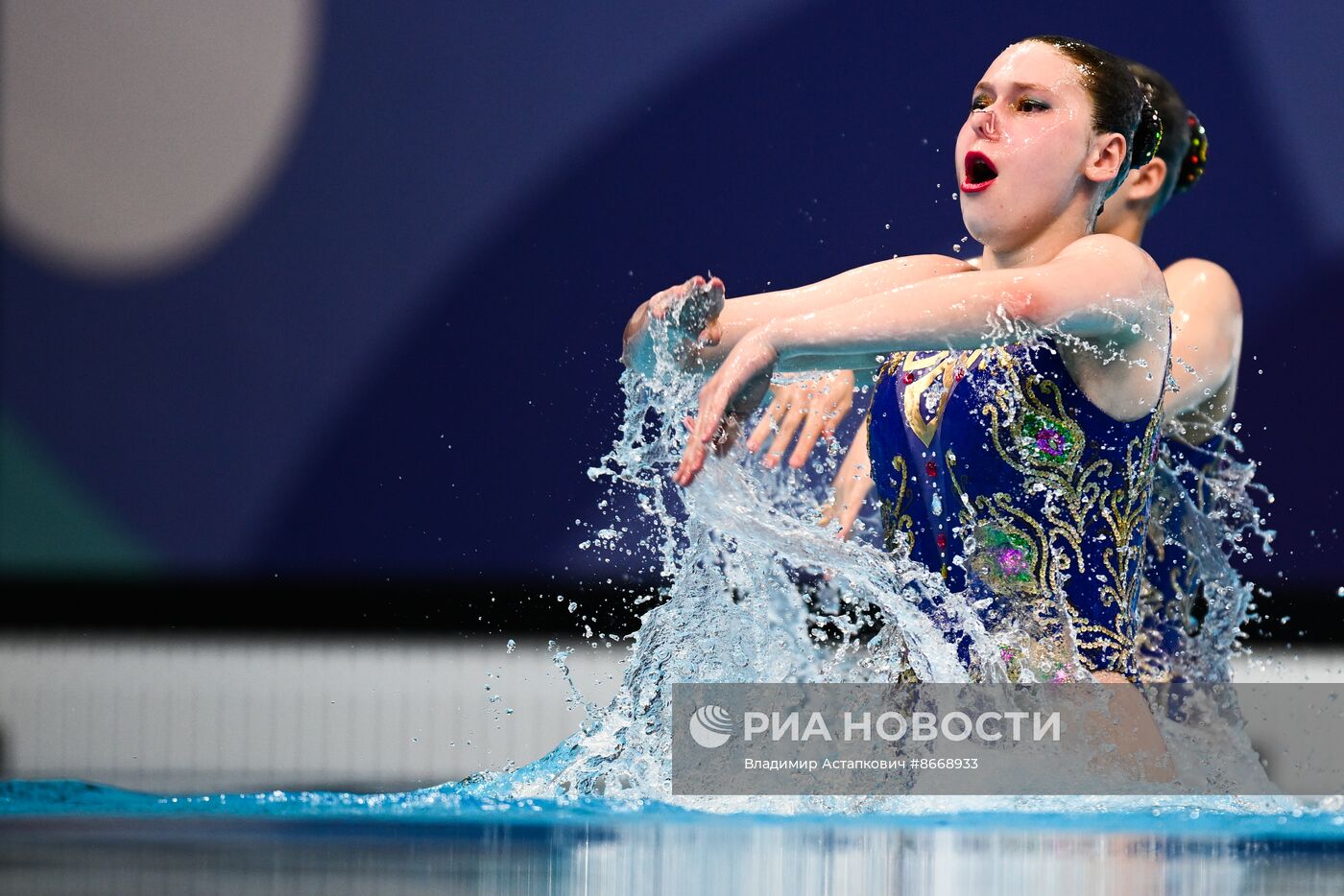 Синхронное плавание. Чемпионат России. Дуэт. Произвольная программа