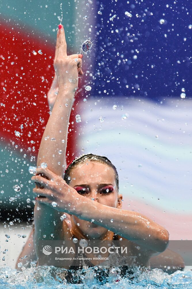 Синхронное плавание. Чемпионат России. Дуэт. Произвольная программа