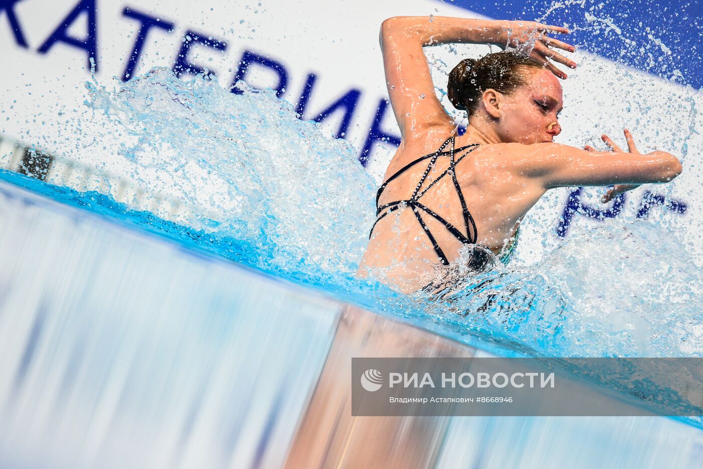 Синхронное плавание. Чемпионат России. Дуэт. Произвольная программа