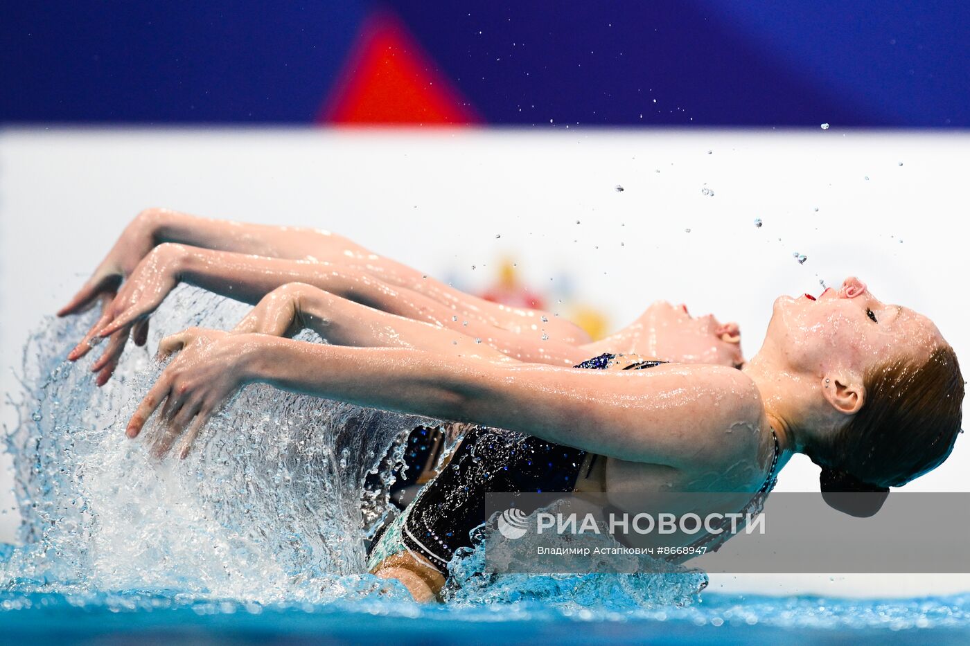 Синхронное плавание. Чемпионат России. Дуэт. Произвольная программа