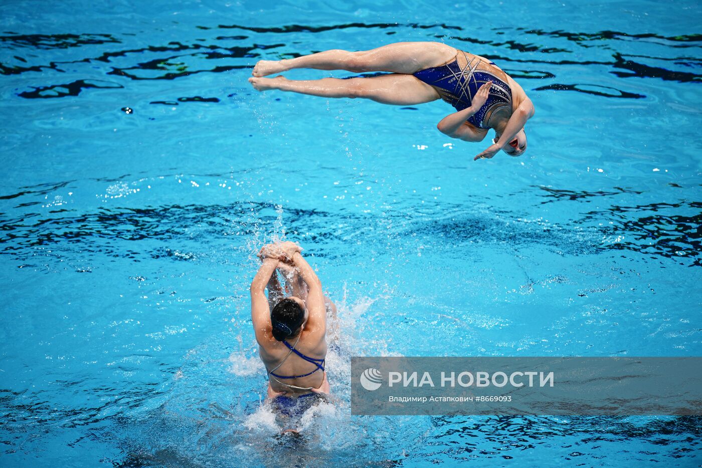 Синхронное плавание. Чемпионат России. Группа. Произвольная программа