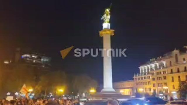 В Грузии продолжается акция протеста
