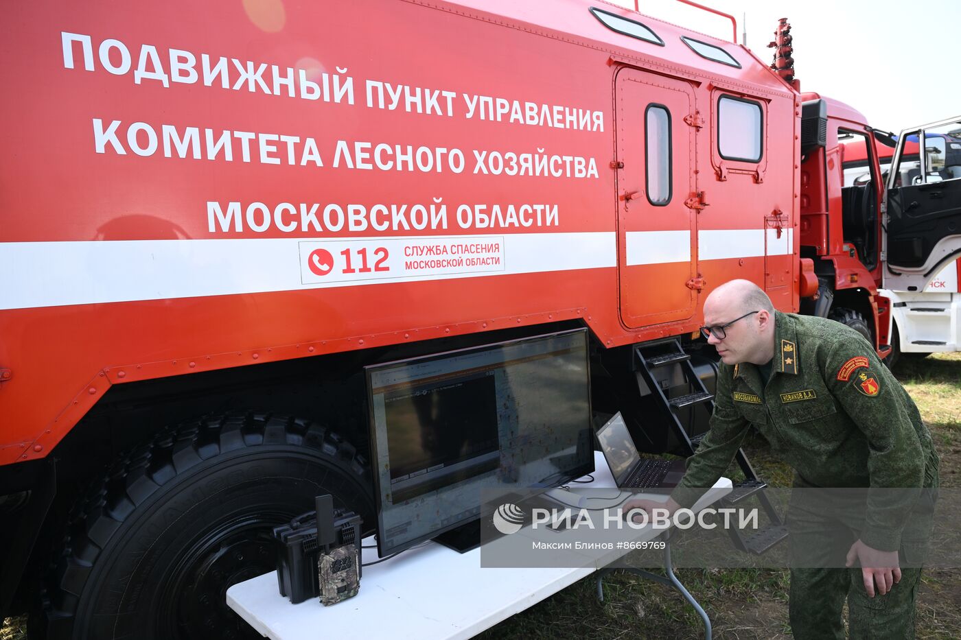 Учения МЧС по подготовке к пожароопасному сезону