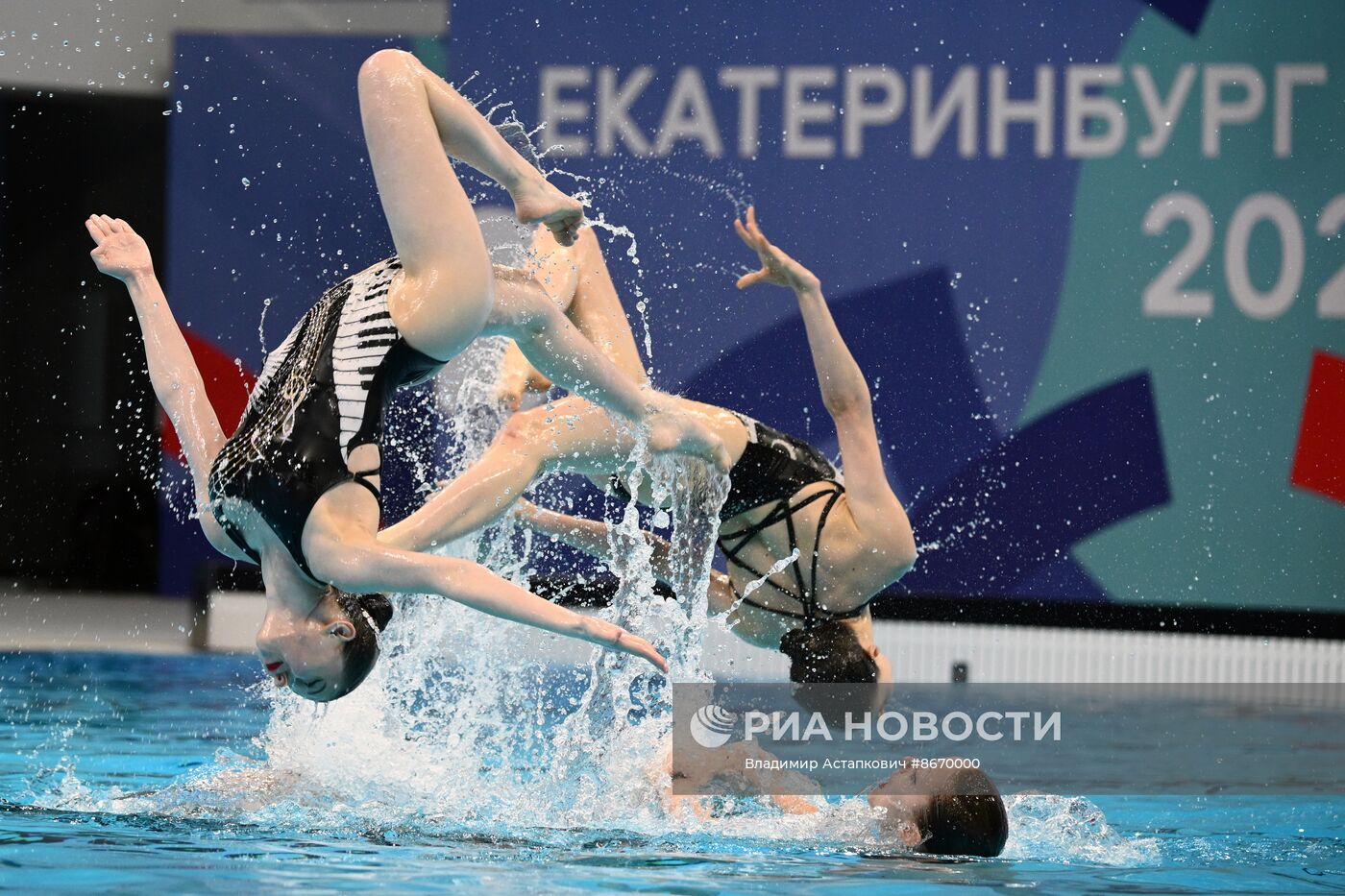Синхронное плавание. Чемпионат России. Акробатическая группа