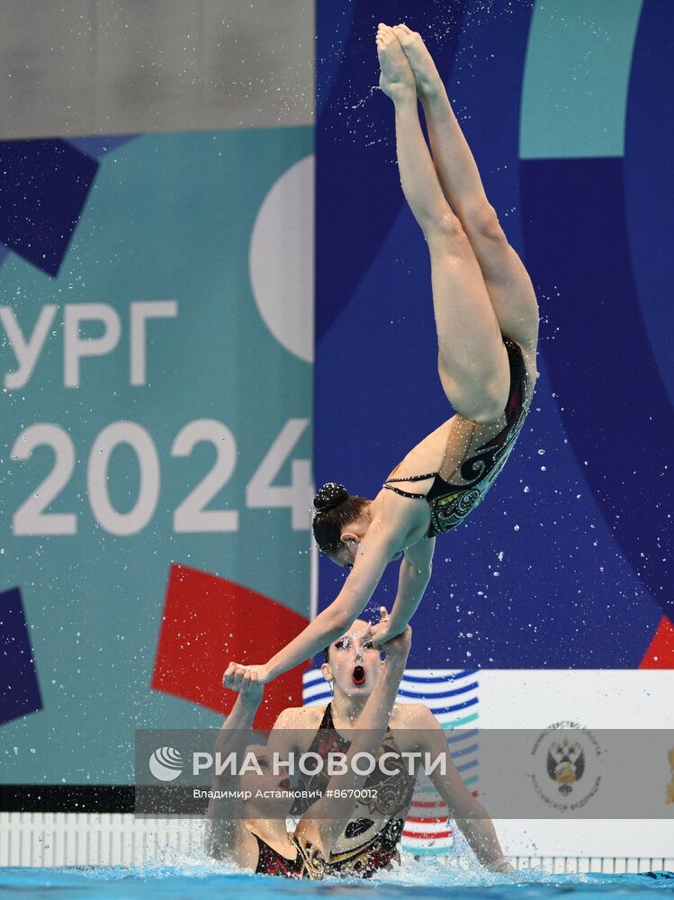 Синхронное плавание. Чемпионат России. Акробатическая группа