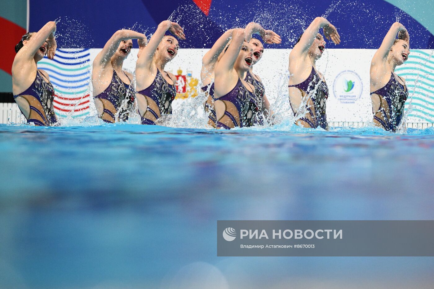 Синхронное плавание. Чемпионат России. Акробатическая группа