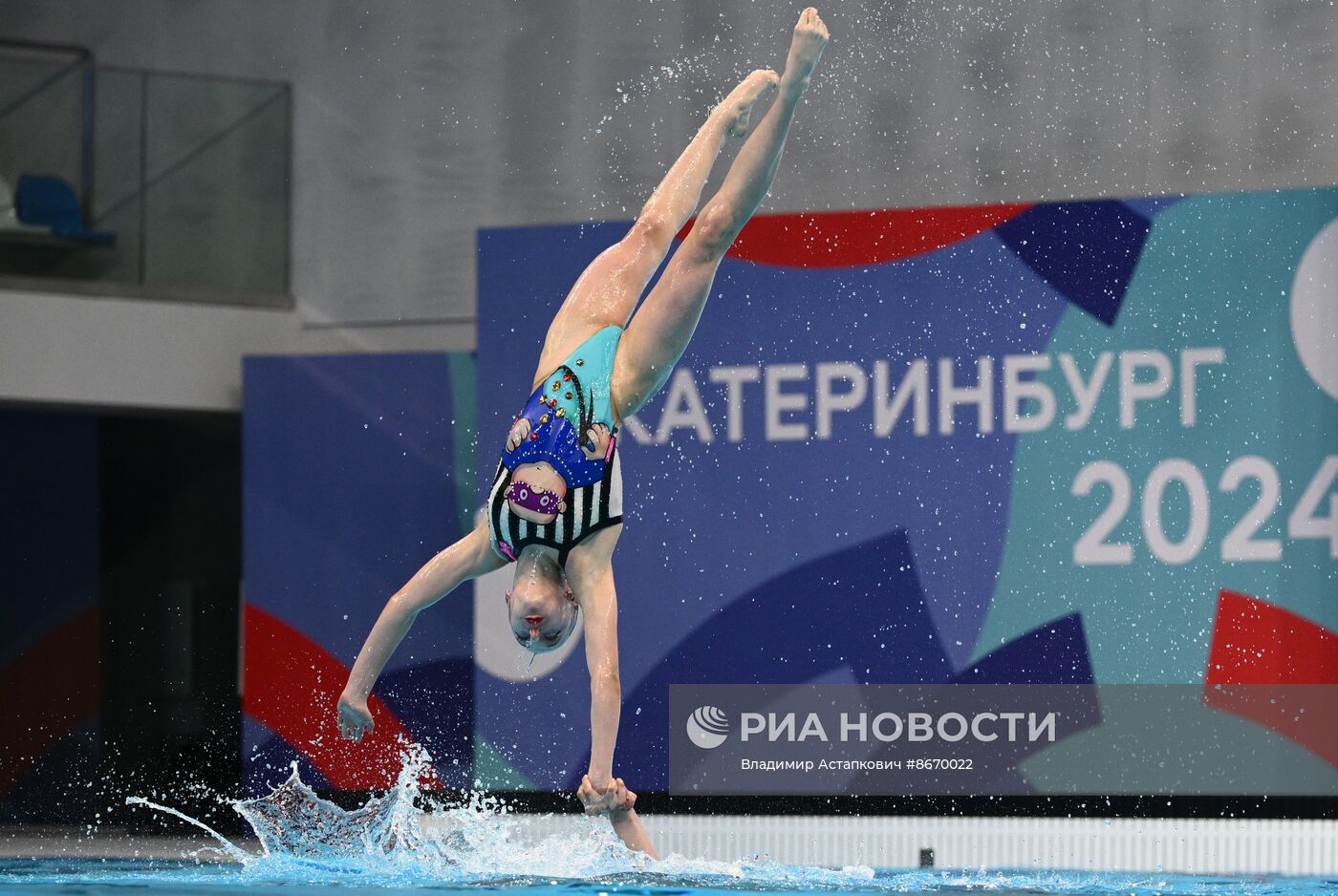 Синхронное плавание. Чемпионат России. Акробатическая группа