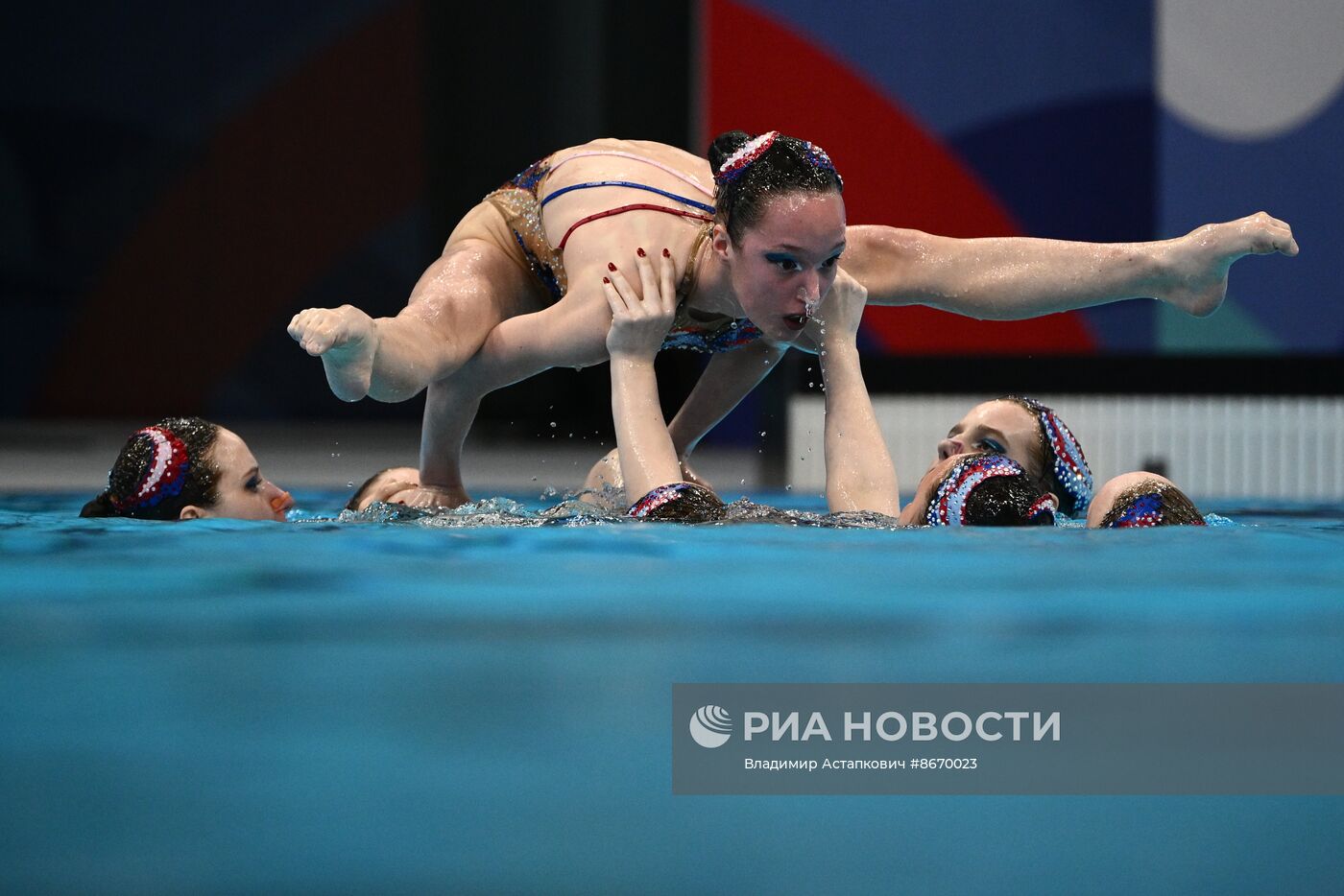 Синхронное плавание. Чемпионат России. Акробатическая группа