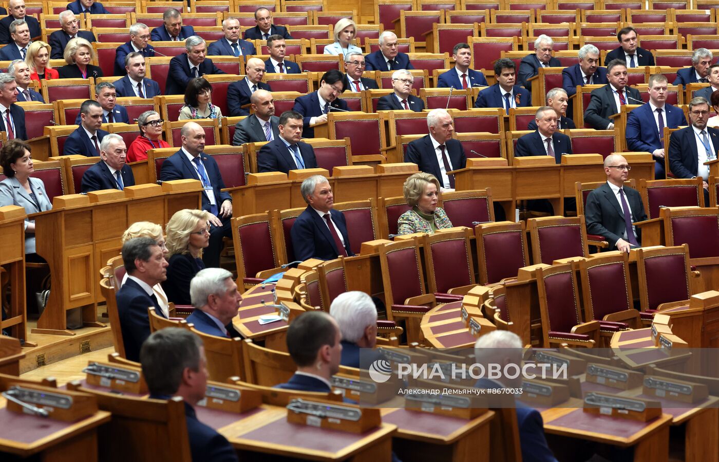 Заседание Совета законодателей РФ