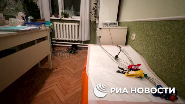  Последствия обстрела Петровского района Донецка