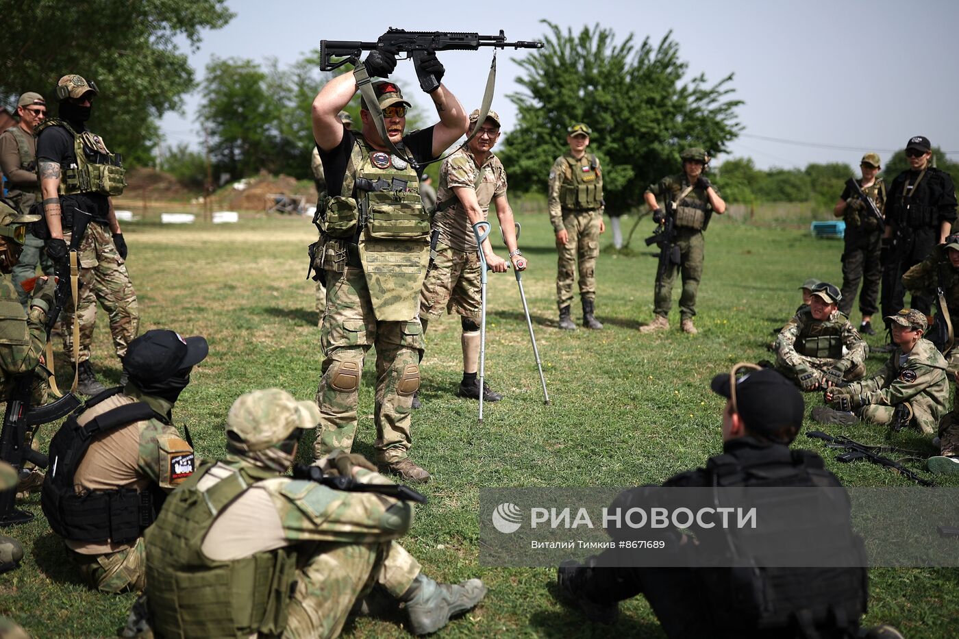 Военно-полевые сборы для казачьей молодежи