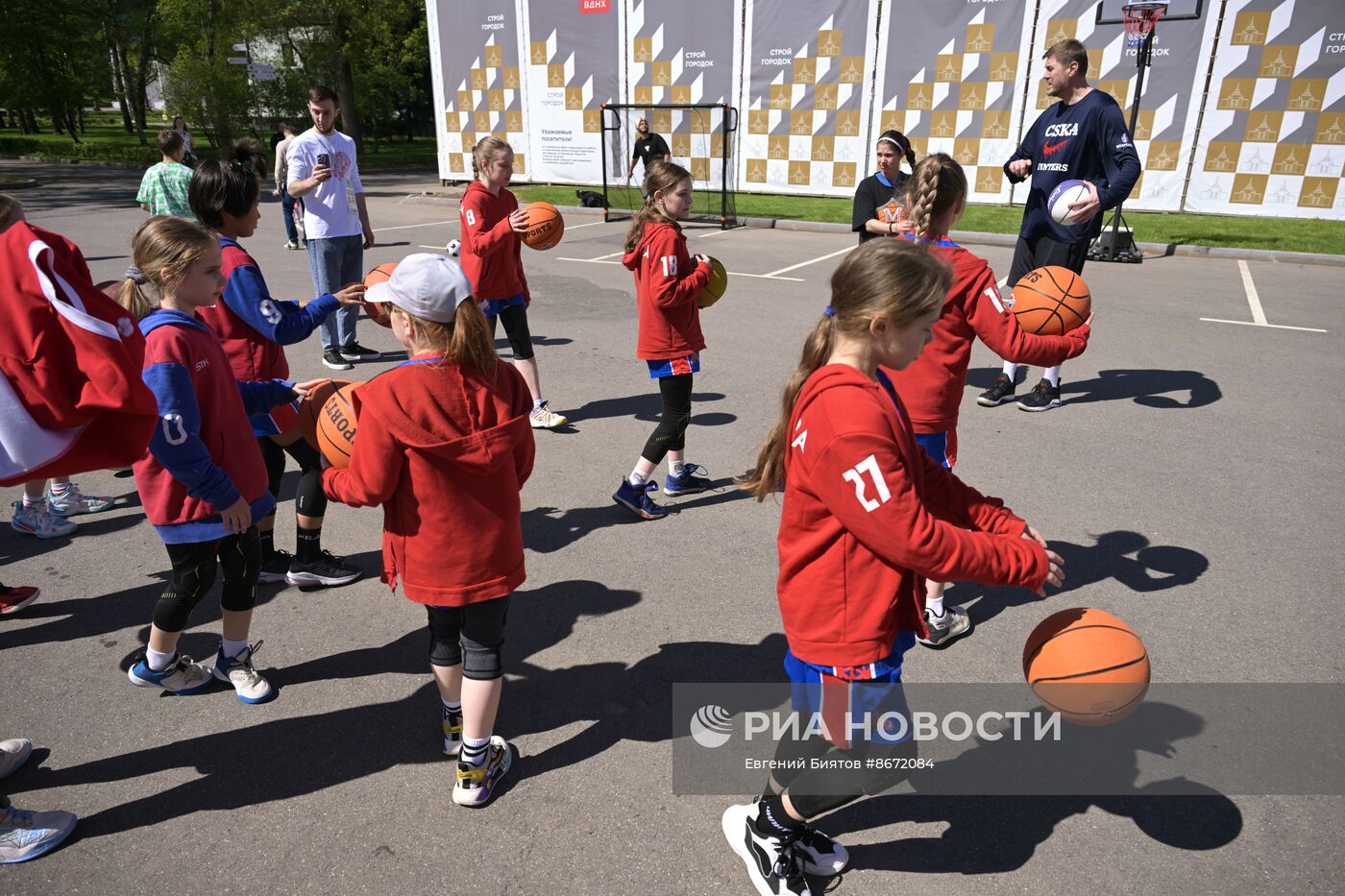 Выставка "Россия". Открытие главной спортивной площадки – "Спортивная Россия"