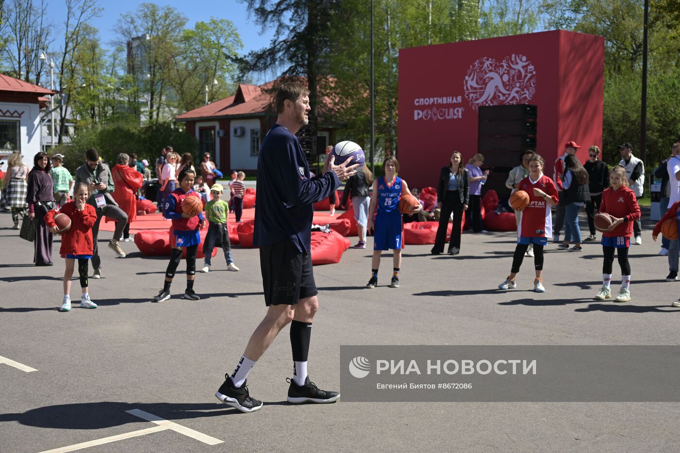 Выставка "Россия". Открытие главной спортивной площадки – "Спортивная Россия"