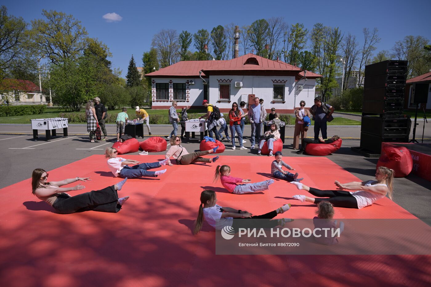 Выставка "Россия". Открытие главной спортивной площадки – "Спортивная Россия"