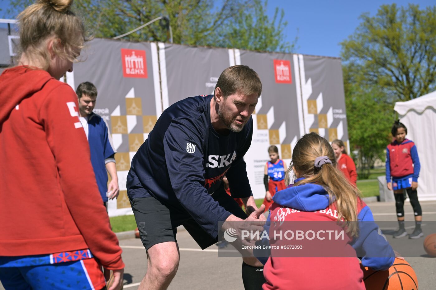 Выставка "Россия". Открытие главной спортивной площадки – "Спортивная Россия"