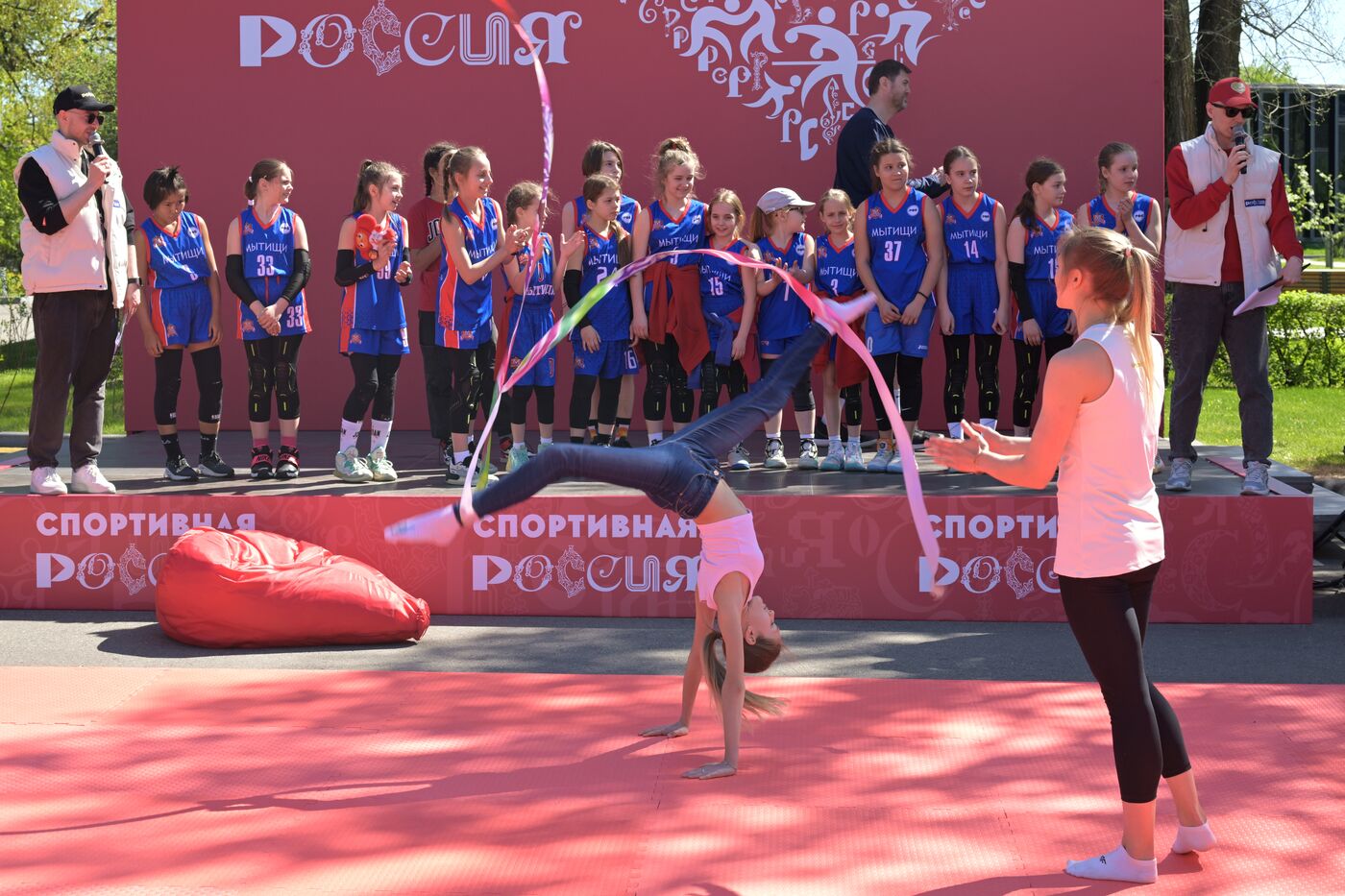 Выставка "Россия". Открытие главной спортивной площадки – "Спортивная Россия"