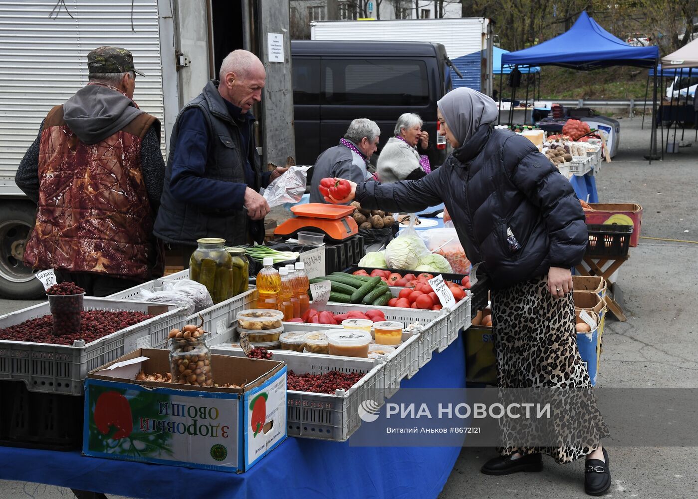 Продовольственная ярмарка во Владивостоке