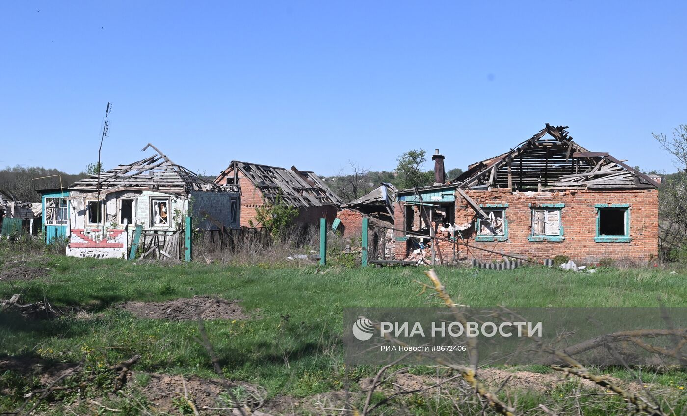 Жизнь мирного населения на линии фронта в Харьковской области