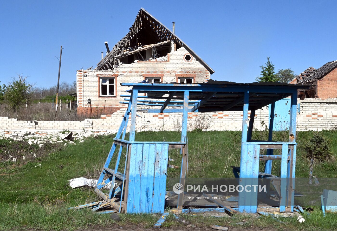 Жизнь мирного населения на линии фронта в Харьковской области