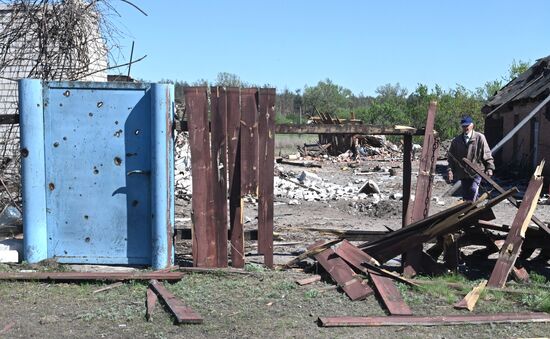 Жизнь мирного населения на линии фронта в Харьковской области