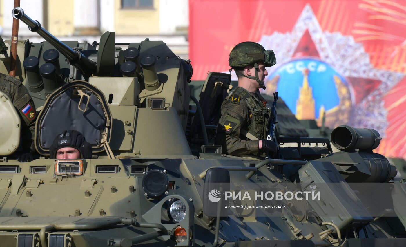 Репетиция парада Победы в Санкт-Петербурге