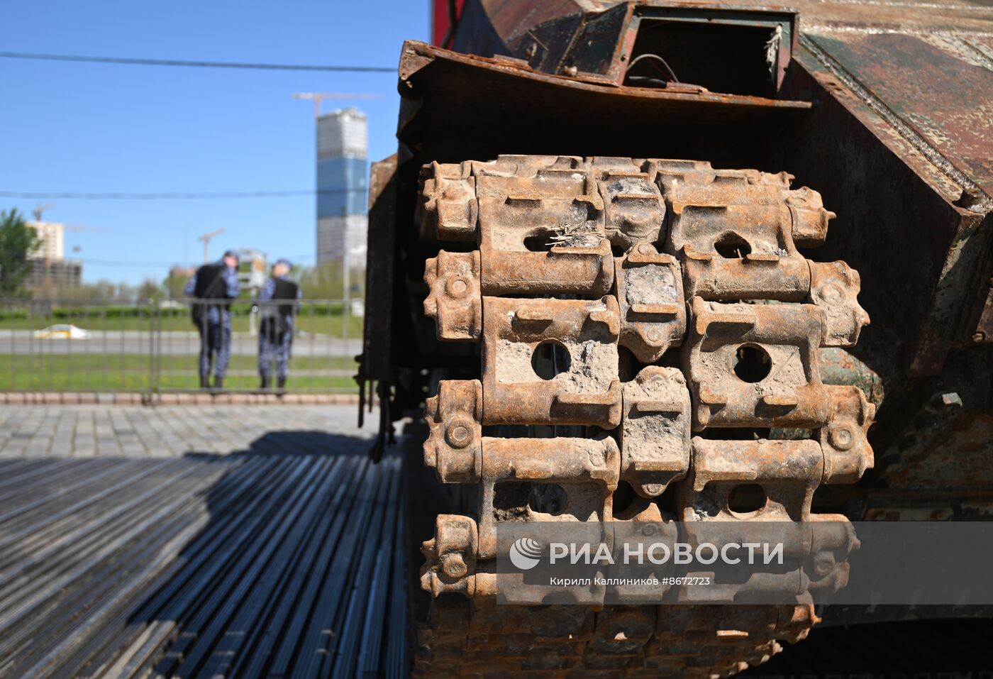 Выставка трофейного вооружения и техники на Поклонной горе | РИА Новости  Медиабанк