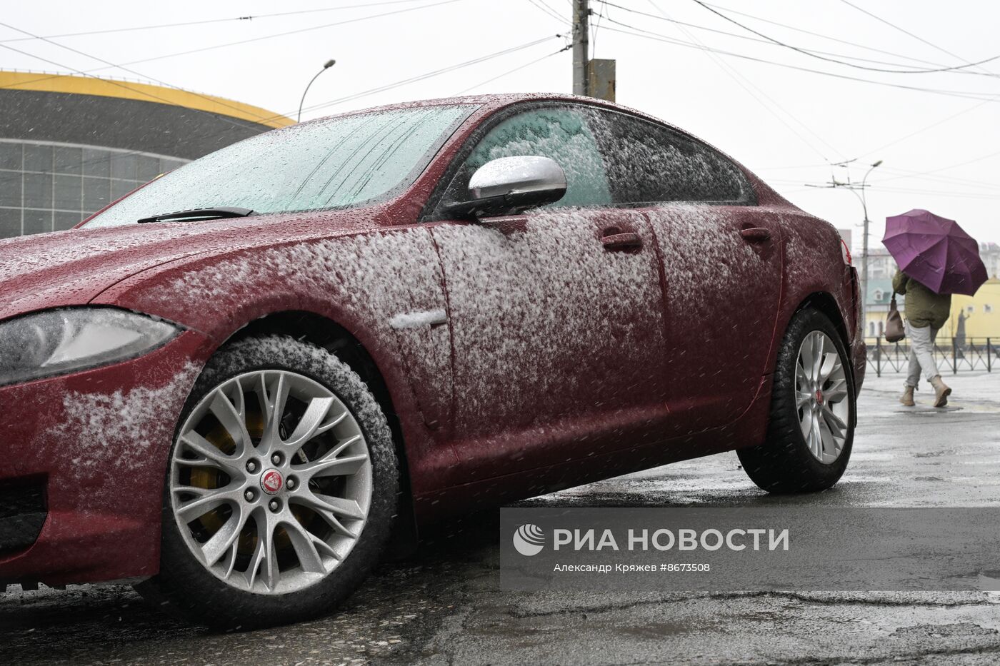 Снег в Новосибирске