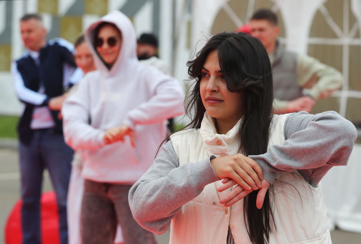 Выставка "Россия". Зарядка на площадке "Спортивная Россия" с Виктором Сосновским 