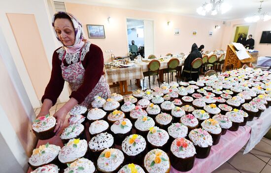 Подготовка к празднованию Пасхи в монастыре Всех святых в Забайкальском крае