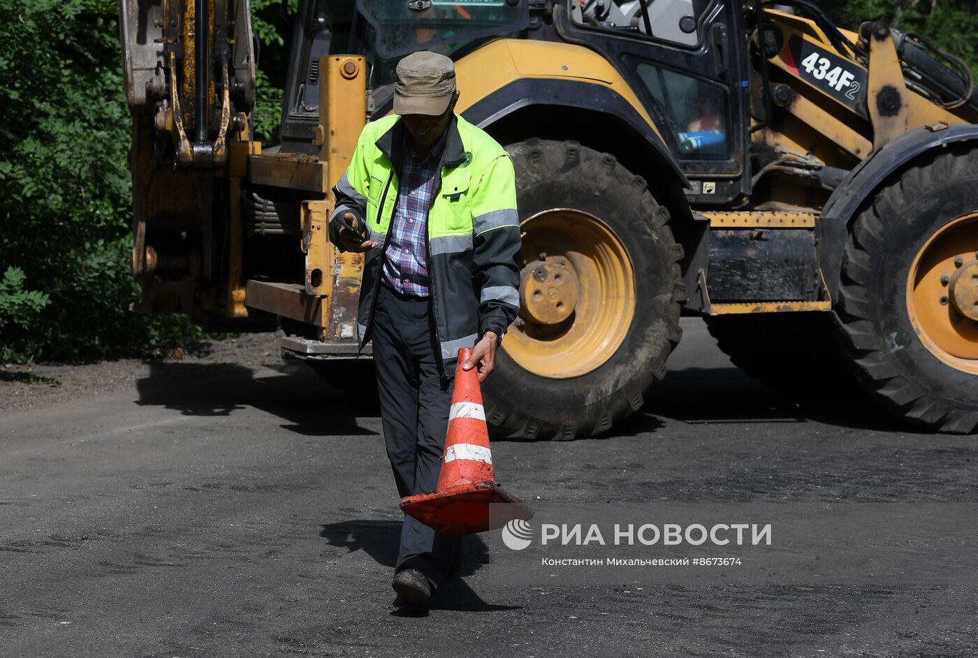 Ремонт горной дороги Бахчисарай – Ялта в Крыму | РИА Новости Медиабанк