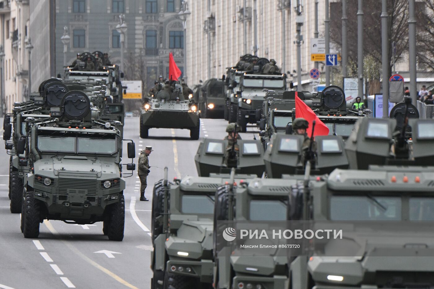 Репетиция парада Победы в Москве