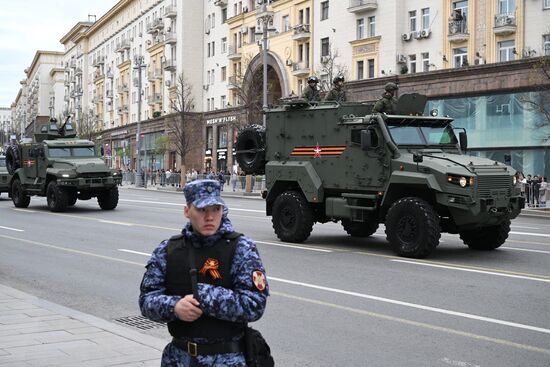 Репетиция парада Победы в Москве