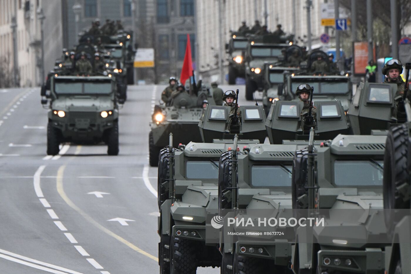 Репетиция парада Победы в Москве