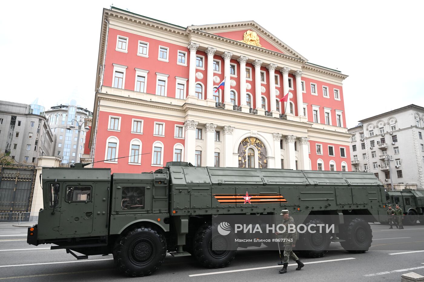 Репетиция парада Победы в Москве