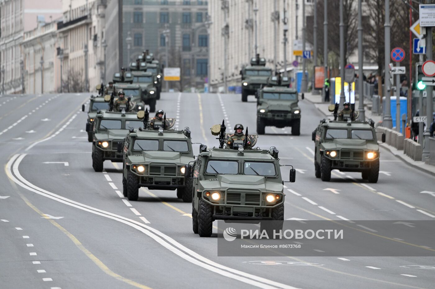 Репетиция парада Победы в Москве