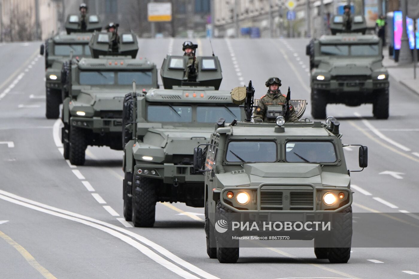 Репетиция парада Победы в Москве