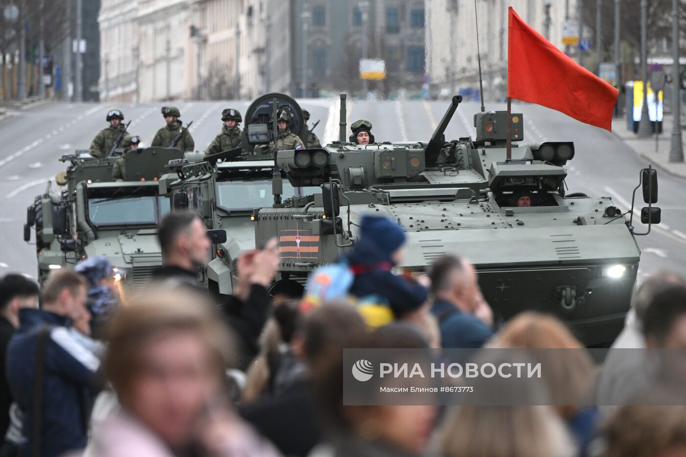 Репетиция парада Победы в Москве