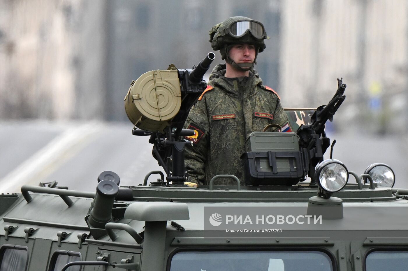 Репетиция парада Победы в Москве