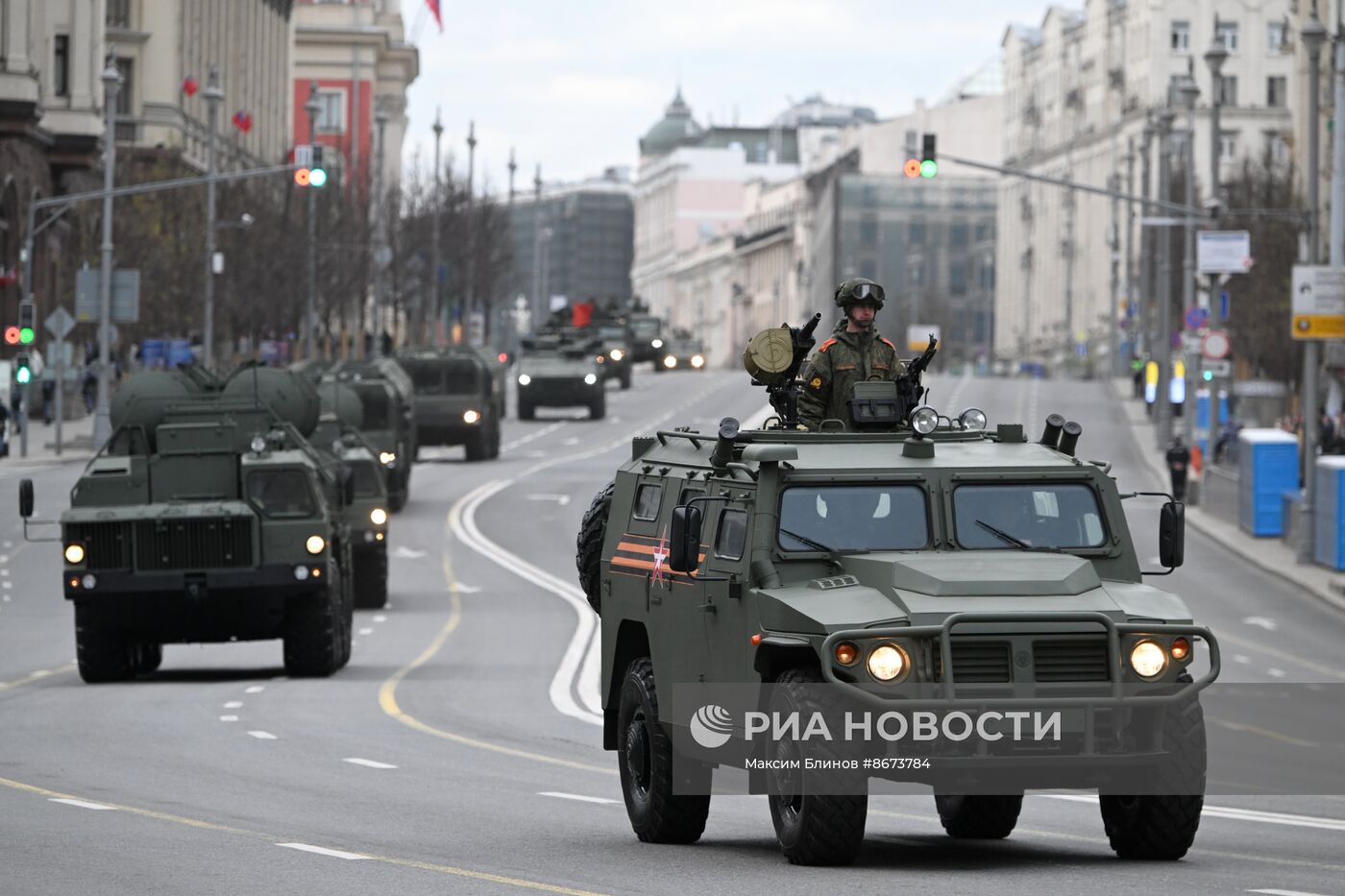 Репетиция парада Победы в Москве