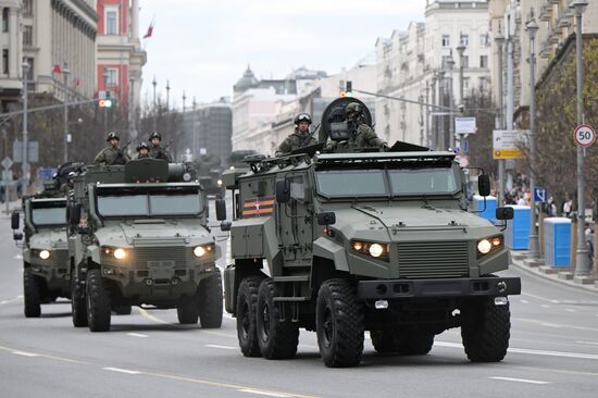 Репетиция парада Победы в Москве