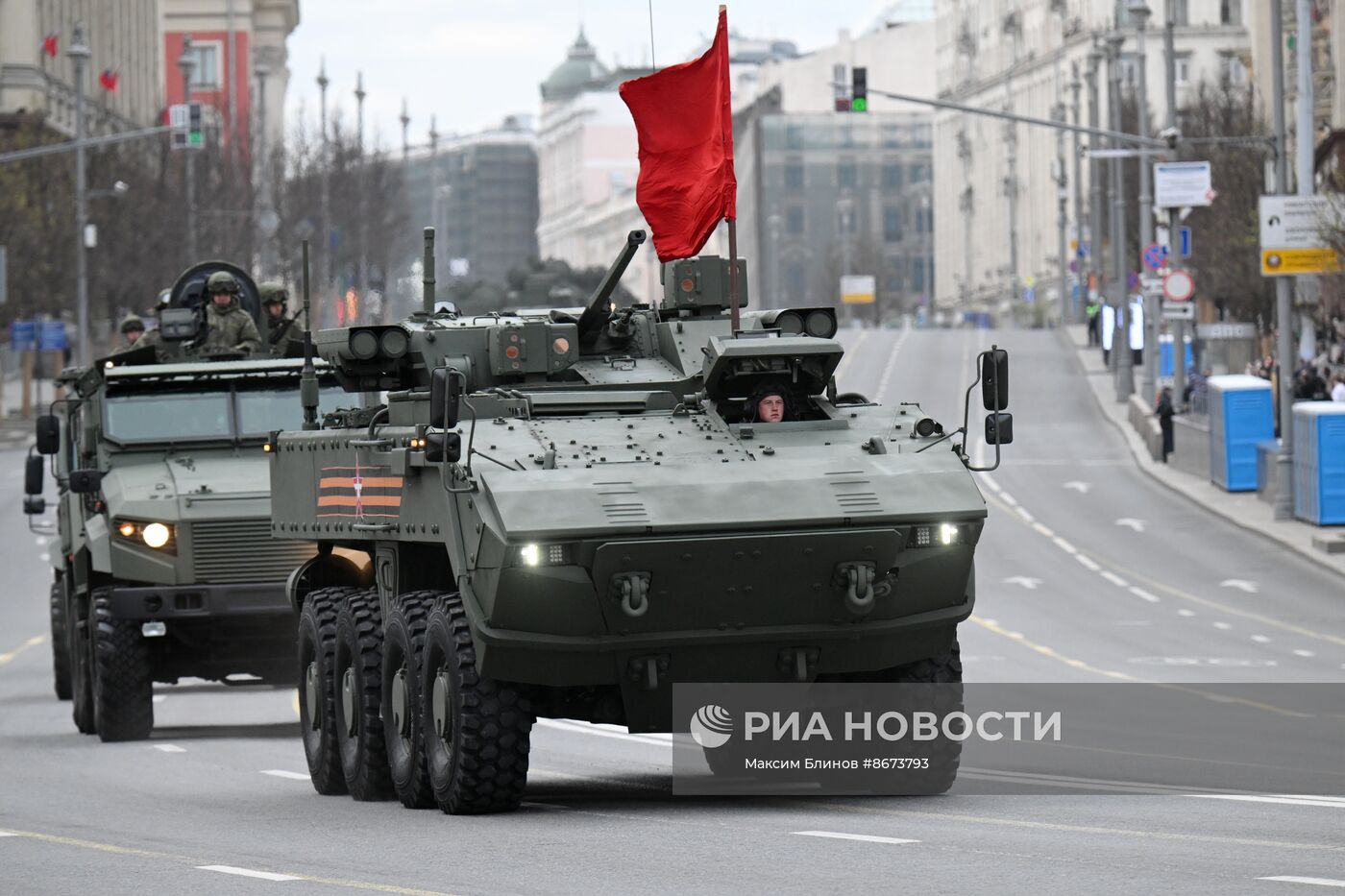 Репетиция парада Победы в Москве