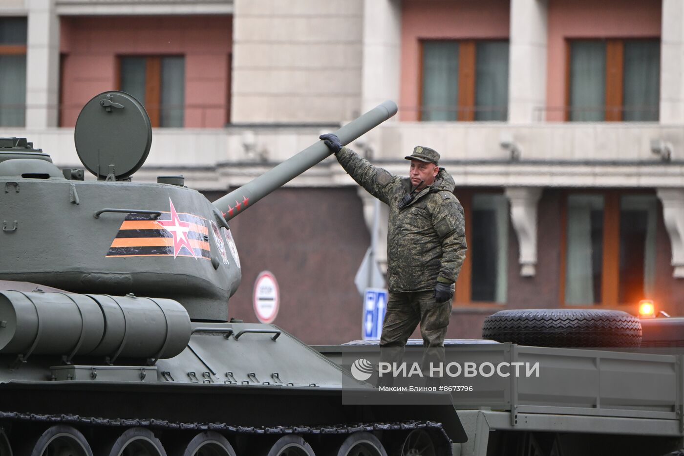 Репетиция парада Победы в Москве